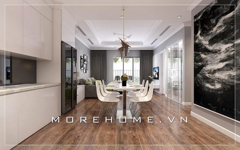 Mẫu bàn ăn đẹp MoreHome